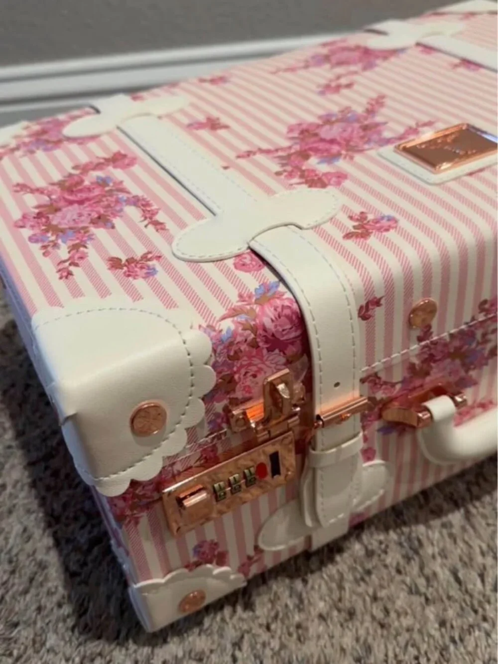 Floral Keepsake Trunk Box - Baby or Wedding